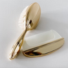 Elegant Gold Plated Brush & Comb Set - By Simply Elegant