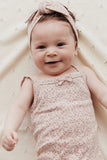 Organic Cotton Headband - Rosalie Field Rose Dust by Jamie Kay