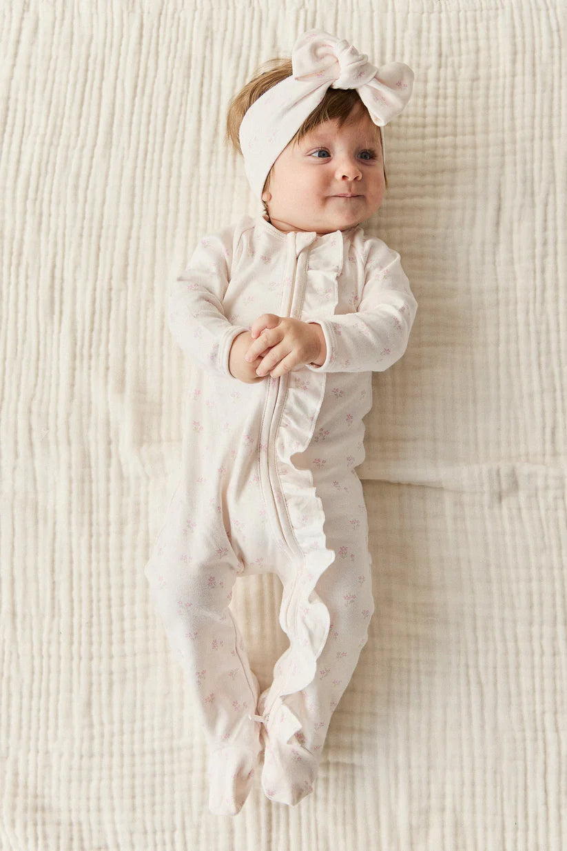Organic Cotton Melanie Romper - Pauline Pink by Jamie Kay