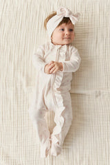 Organic Cotton Melanie Romper - Pauline Pink by Jamie Kay