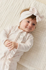 Organic Cotton Melanie Romper - Pauline Pink by Jamie Kay