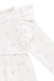 Organic Cotton Vivienne Playsuit - Pauline Pink by Jamie Kay