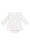Organic Cotton Vivienne Playsuit - Pauline Pink by Jamie Kay