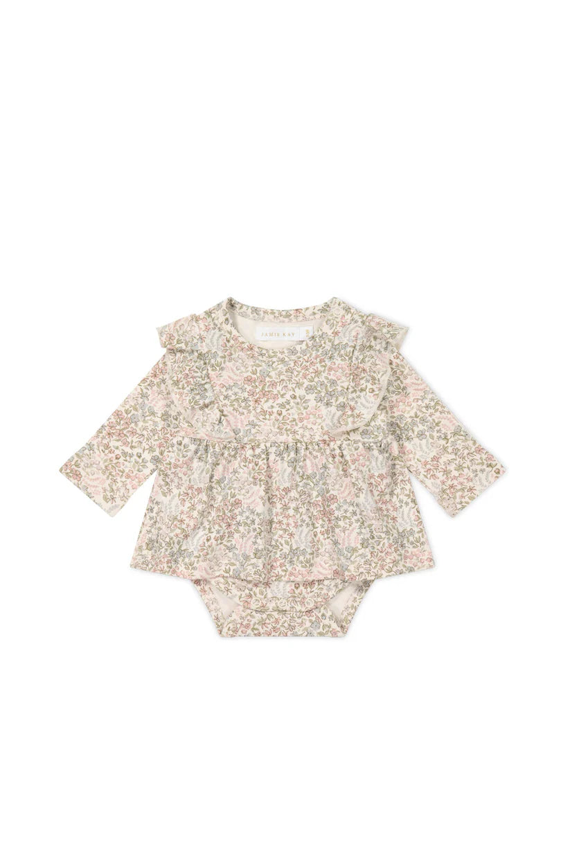 Organic Cotton Vivienne Playsuit - April Glacier by Jamie Kay
