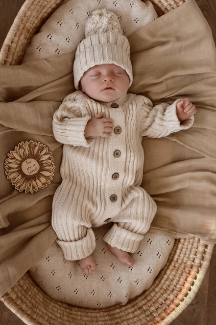 Ribbed Romper - Honey By Little B's Nursery