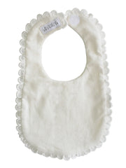 Sophie Bib Ivory Linen by Alimrose