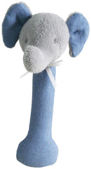 Elephant Hand Rattle Linen Chambray by Alimrose