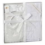 a white baby gift set