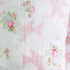 Muslin Swaddle Sweet Birds by Alimrose