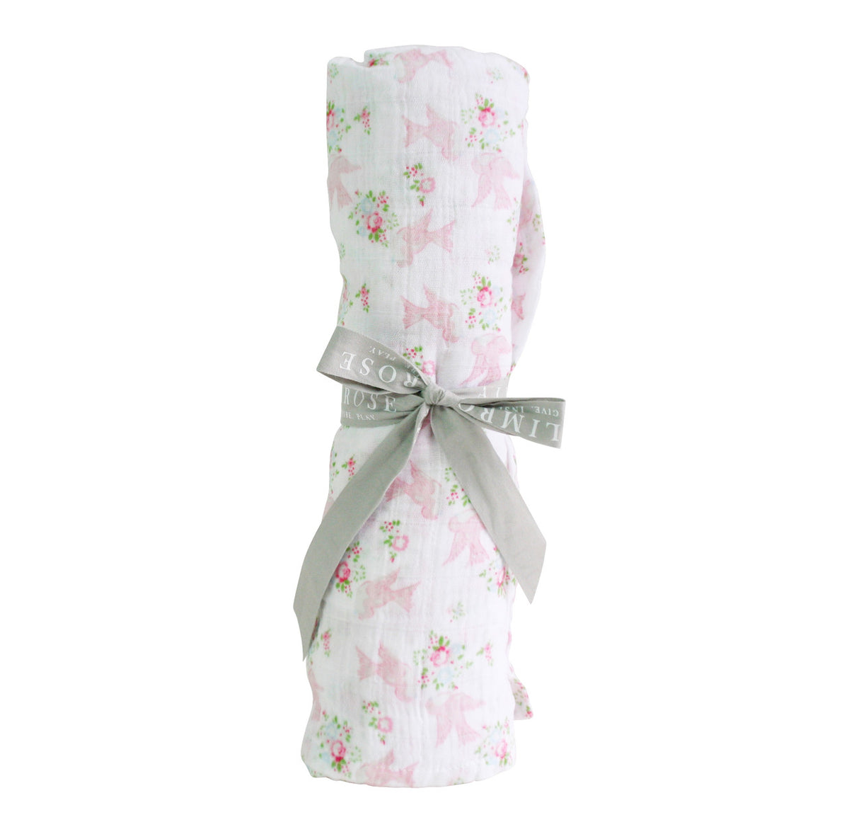 Muslin Swaddle Sweet Birds by Alimrose