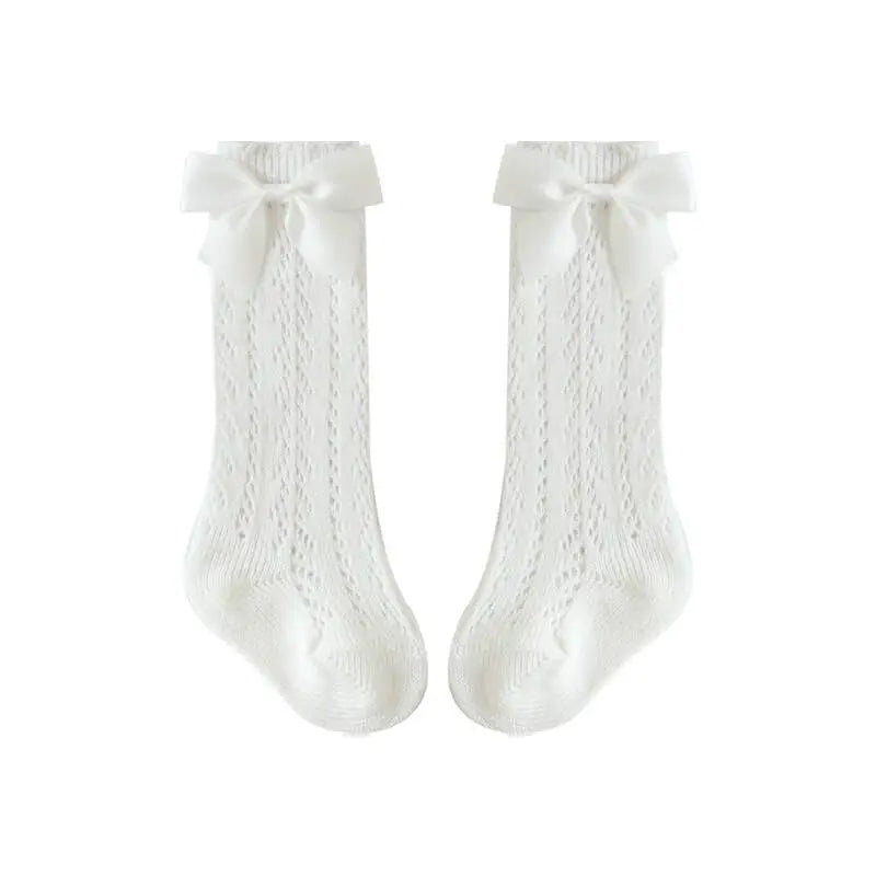 Bow Socks - White by Lilvida