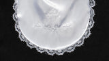a white cloth with a cross on it