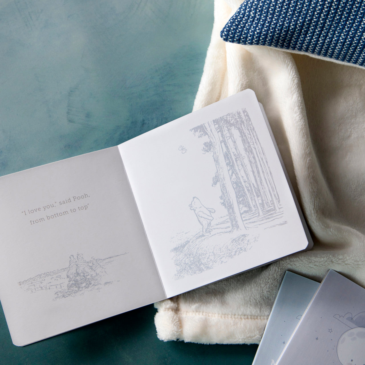 Winnie the Pooh Book and Blanket Gift Set - By Demdaco