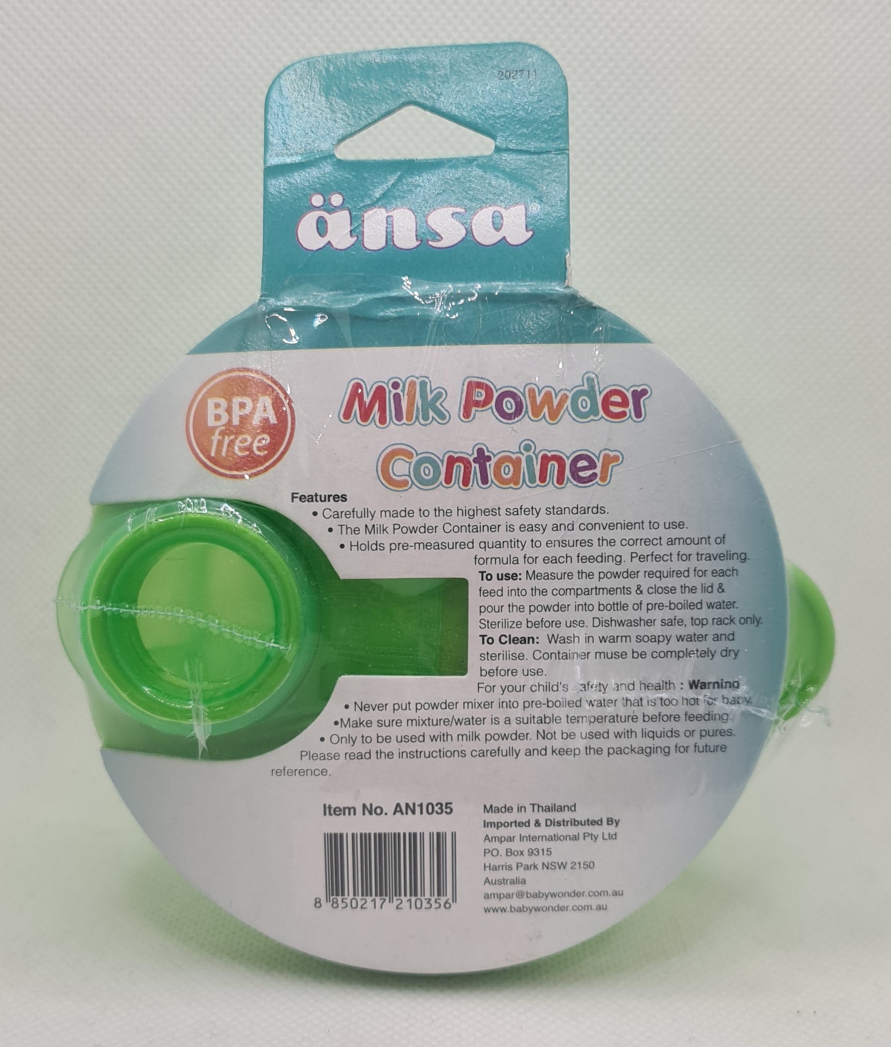 a container of milk powder
