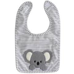 Baby Koala Bib Grey by Alimrose