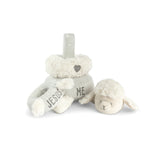 Jesus Loves Me Lamb Stackable Plush - By Demdaco