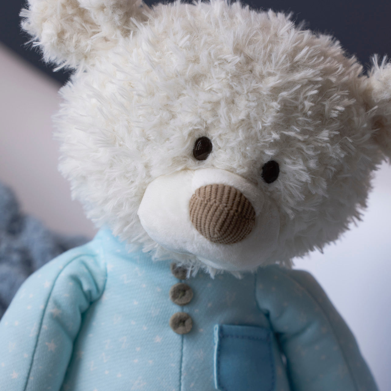 Sweet Dreams Blue PJ Bear - By Demdaco