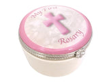 Pre Order: Arriving Early June 2026 My First Rosary Porcelain Trinket Box - Pink