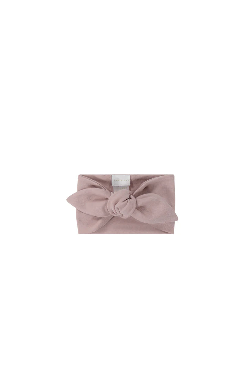 Pima Cotton Headband - Powder Pink by Jamie Kay