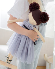 Ruby Pom Pom Doll Lavender- 48cm by Alimrose