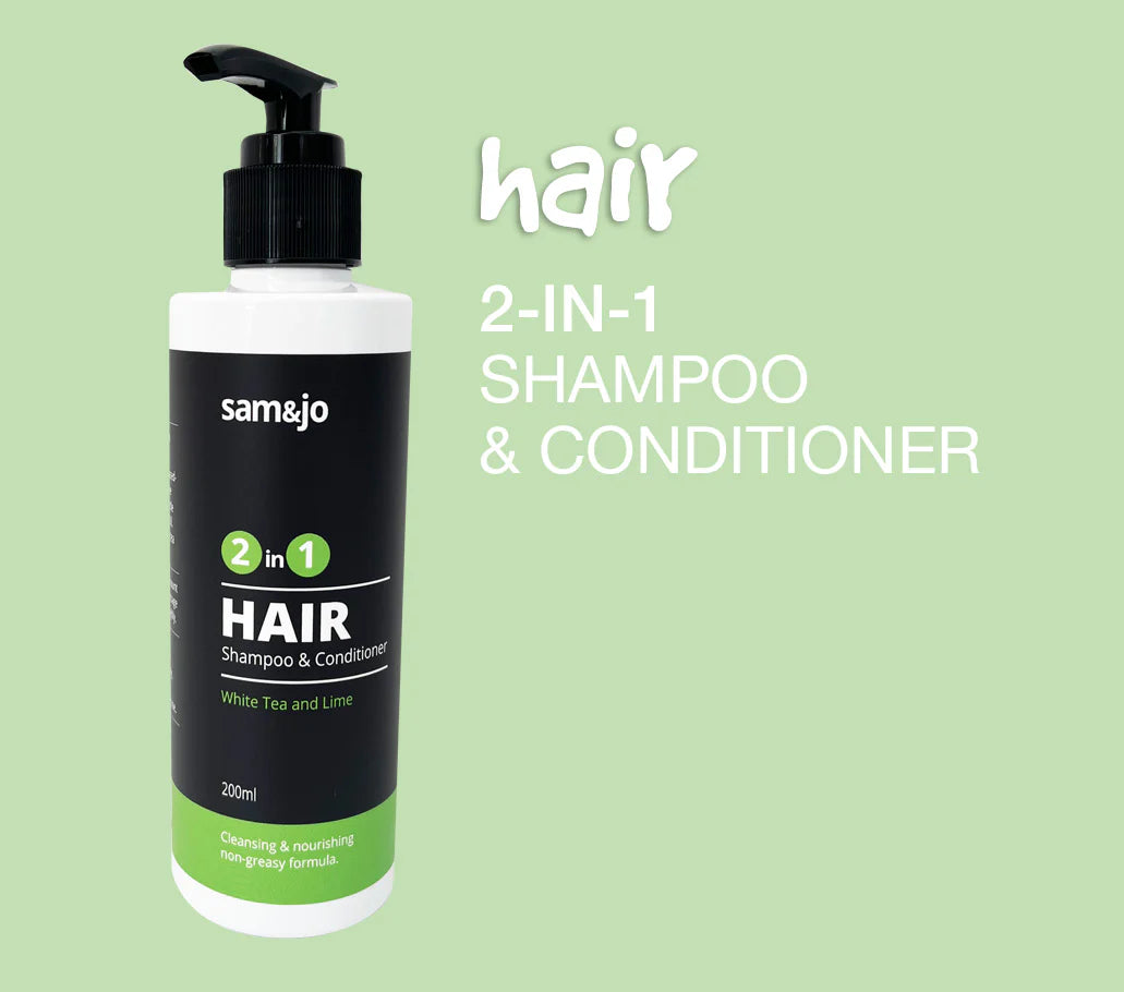 2-in-1 Hair Shampoo & Conditioner By - Sam & Jo