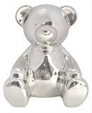Money Bank Edward Bear Silver Toned - Russell Collection