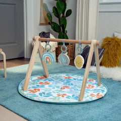 Ingenuity Sun Valley™ Wooden Toy Arch & Baby Play Mat