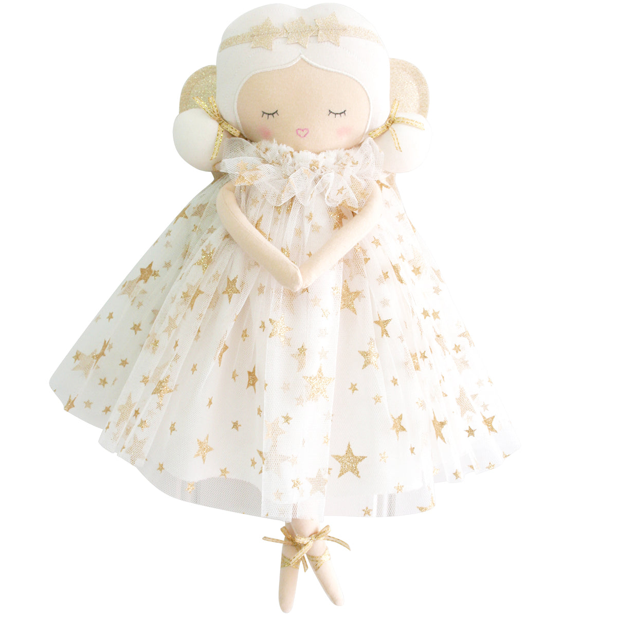 Willow Fairy Doll Ivory Gold- 38cm by Alimrose