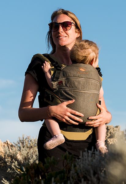 Manduca XT Pure Cotton Baby Carrier - Denim Olive/Toffee - Blanket Babies