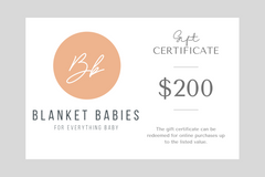 Gift Certificate - Blanket Babies