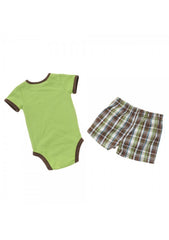 Baby Dinosaur Onesie and Shorts - Blanket Babies