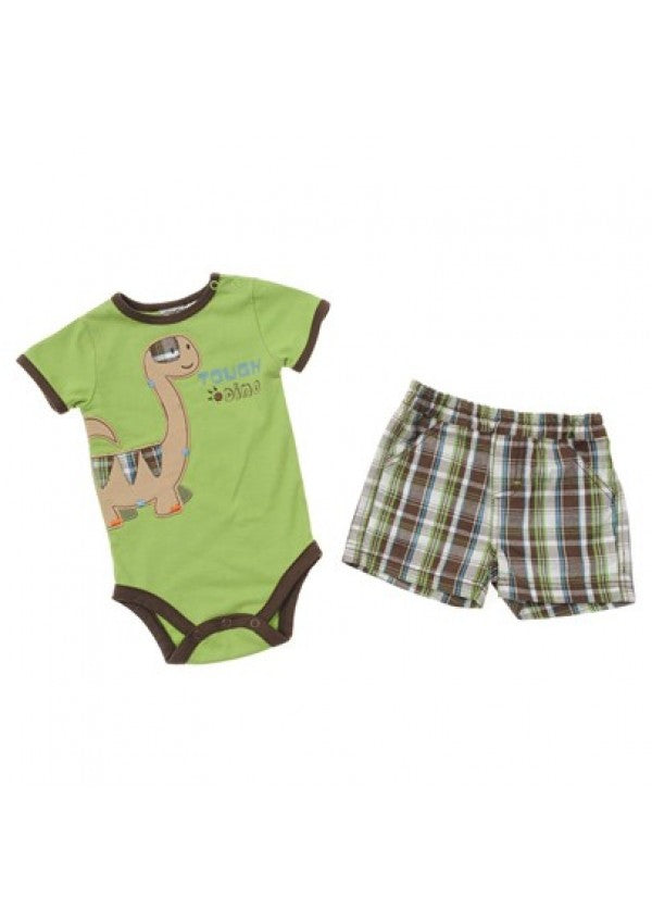 Baby Dinosaur Onesie and Shorts - Blanket Babies