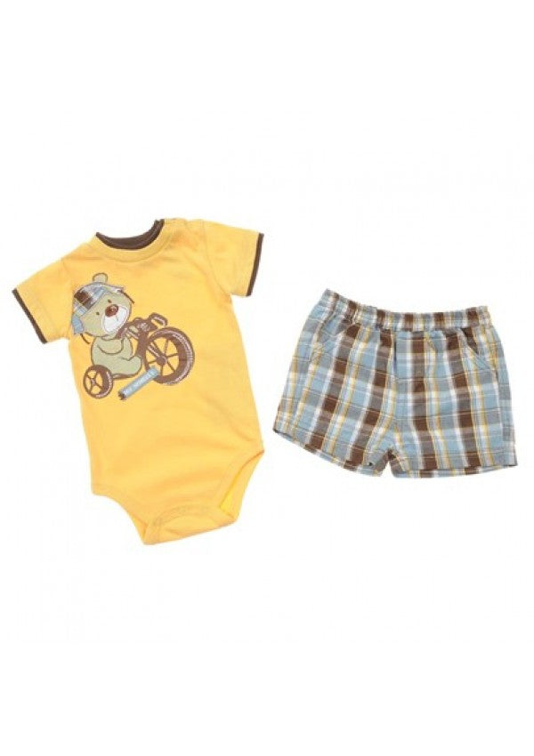 Bear Onesie and Shorts by Baby Rebels - Blanket Babies