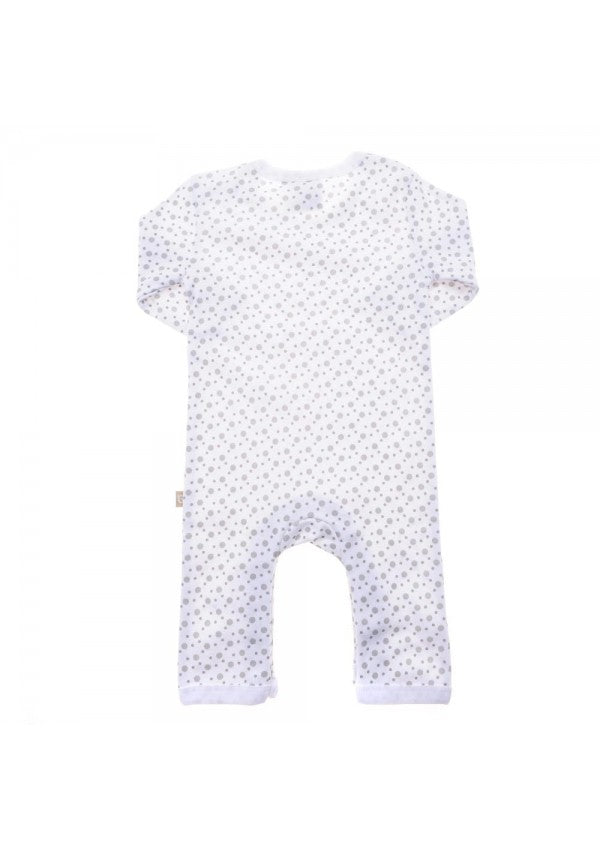 Babyushka Organic Essentials Long Sleeve Polka Dot Jumpsuit - Blanket Babies