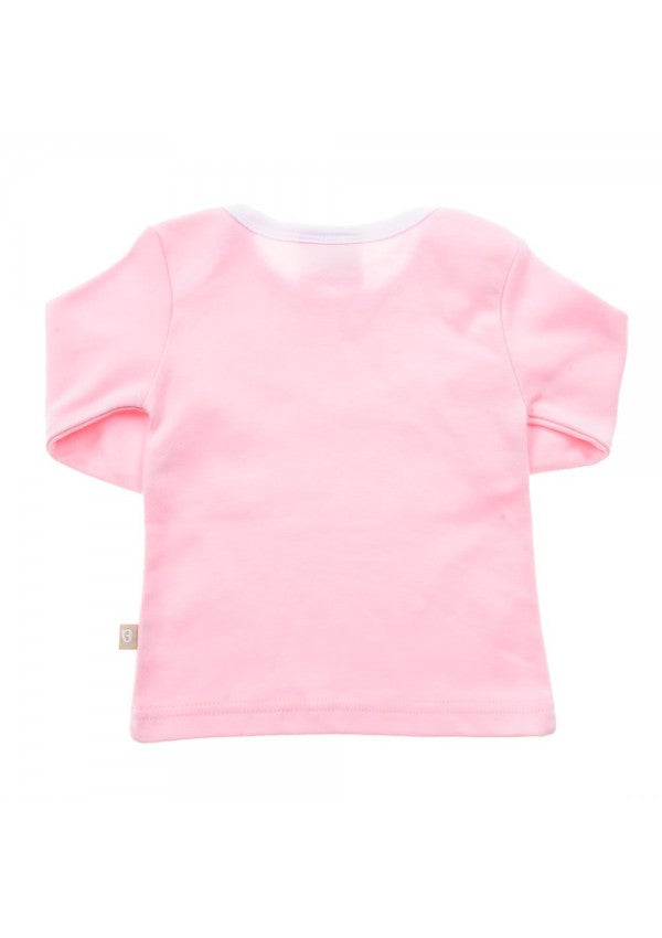 Babyushka Organic Essentials Long Sleeve Pink Top - Blanket Babies