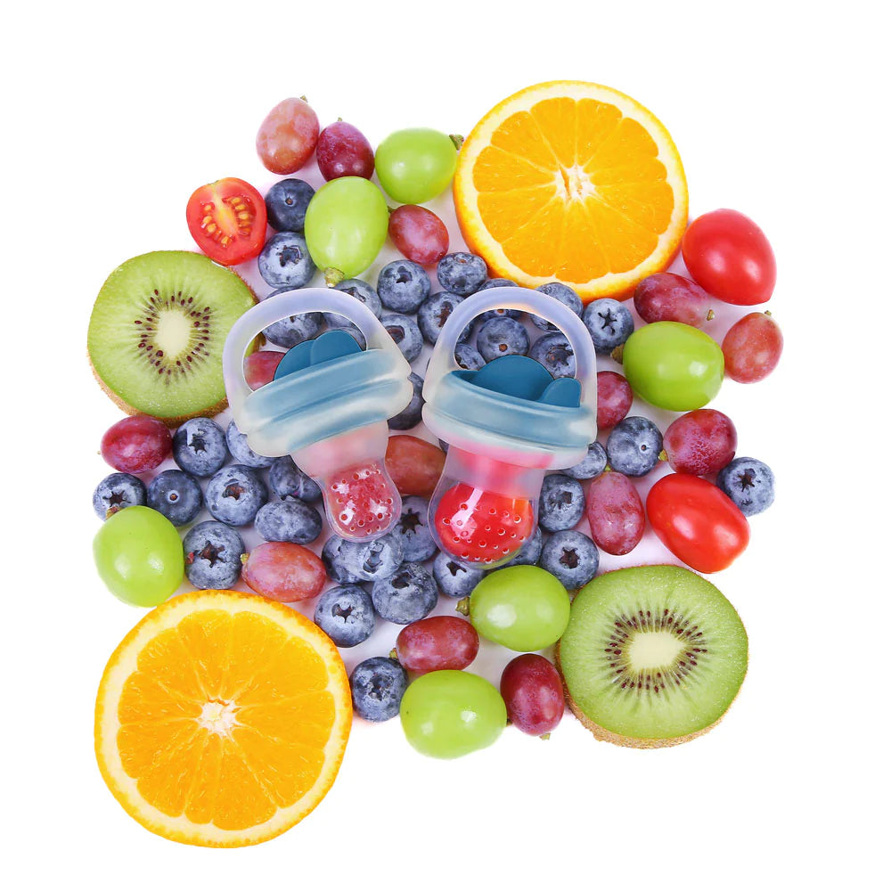 Baby Silicone Fresh Food Feeders - Set of Two by Bright Berry - Blanket Babies