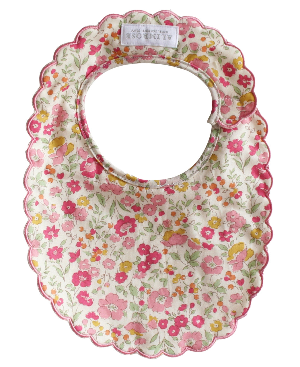 Scallop Bib Rose Garden by Alimrose - Blanket Babies