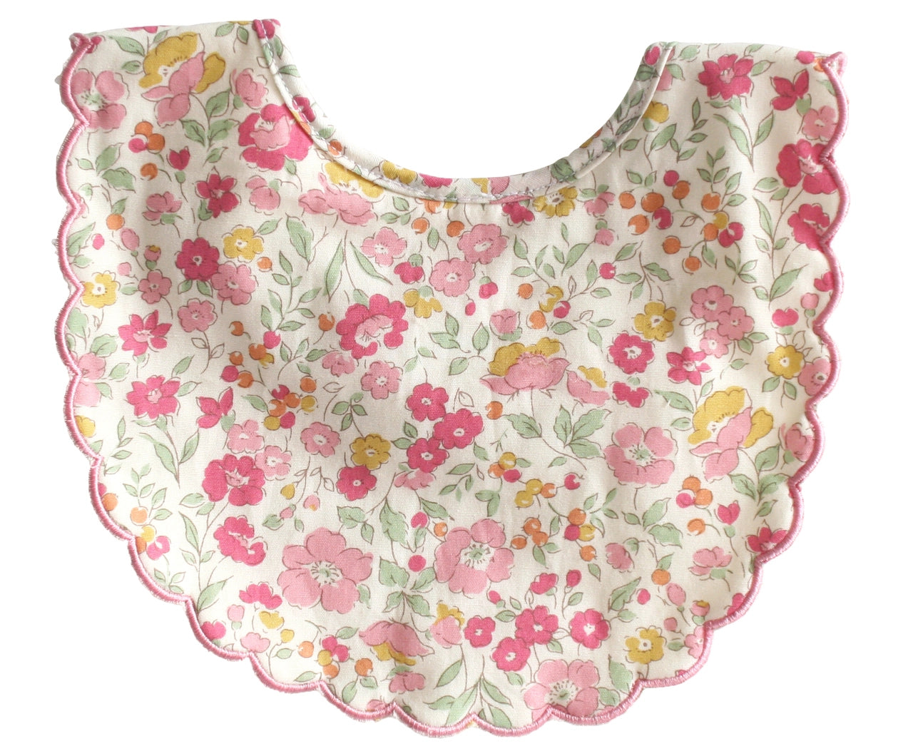 Scallop Bib Rose Garden by Alimrose - Blanket Babies