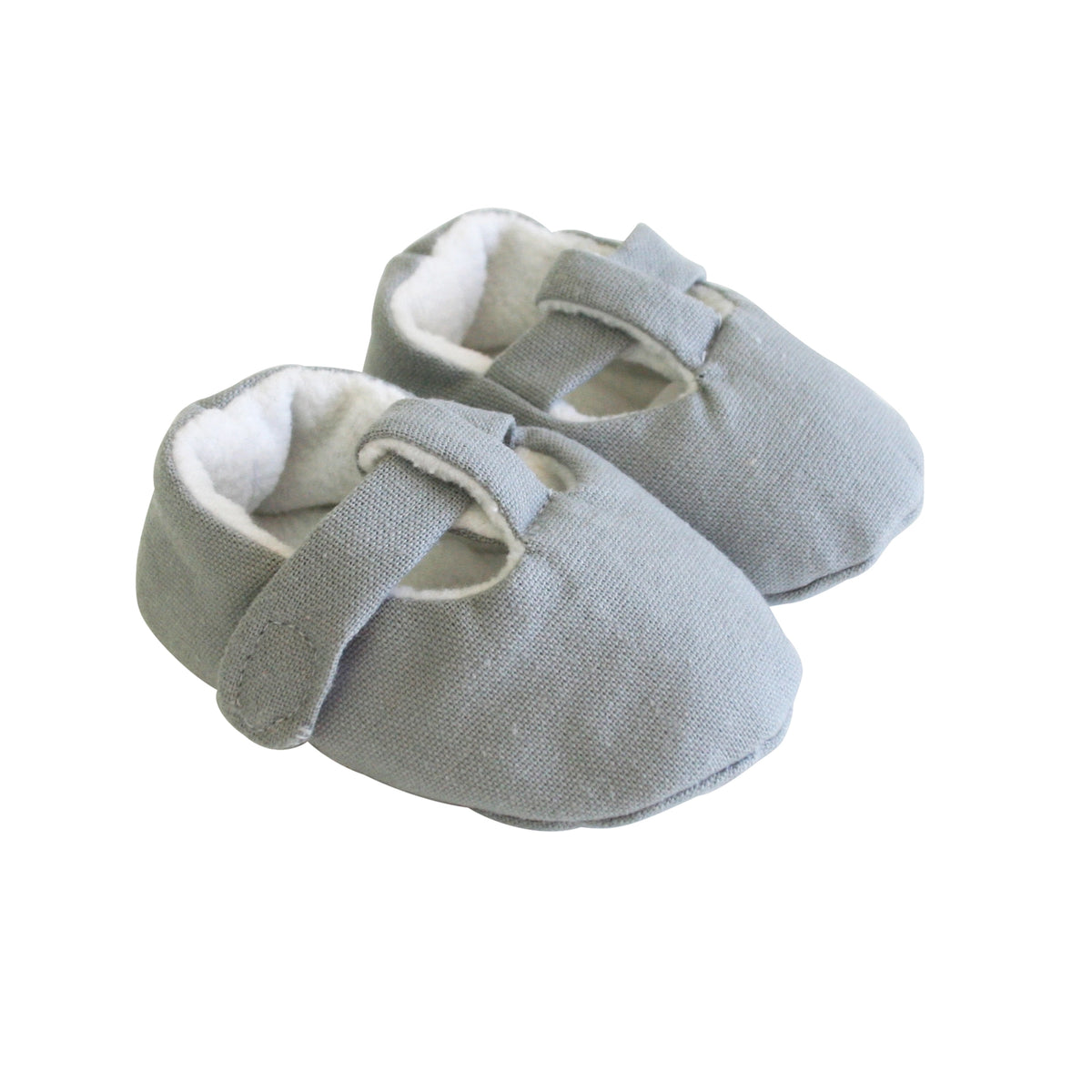 T-Bar Booties Grey by Alimrose - Blanket Babies