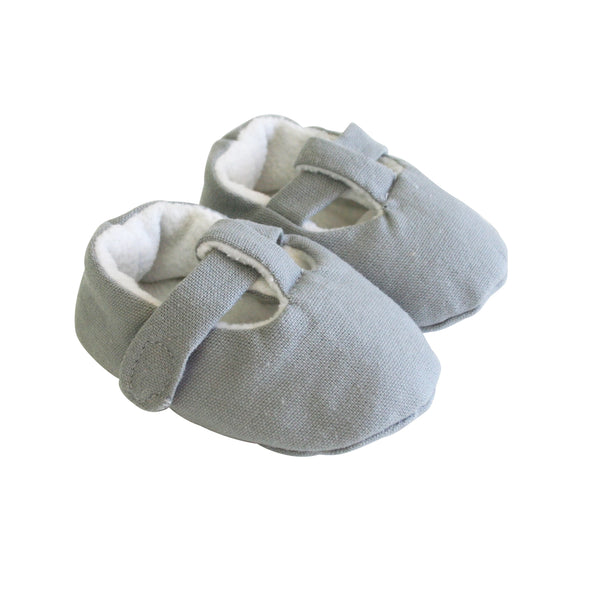 Grey baby sale slippers