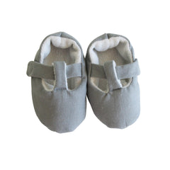 T-Bar Booties Grey by Alimrose - Blanket Babies