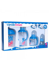 Upside Down Bottle Starter Set - Blue - Blanket Babies