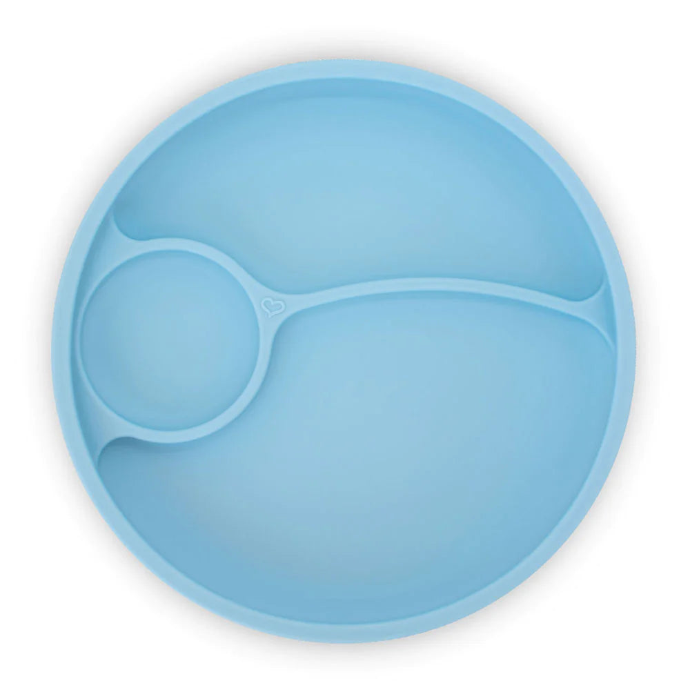 Blue Divided Suction Plate by Bright Berry - Blanket Babies