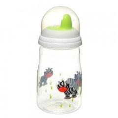 Hard Spout Green Zebra Spill-Proof Sippy Cup - Blanket Babies