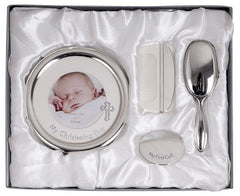 Christening Silver Plated Gift Set - Blanket Babies