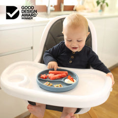 Sage Divided Suction Plate by Bright Berry - Blanket Babies