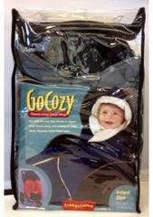 Kiddopotamus Go Cozy Infant Travel Wrap - Grey/Black - Blanket Babies