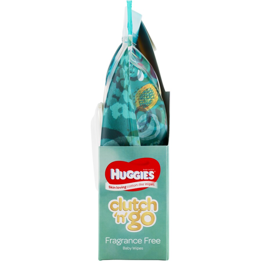 Huggies Baby Wipes Refillable Clutch N' Go 32 Wipes - Blanket Babies