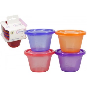 Baby Wonder 4 Pack Travel Mate Disposable Snack Cups - Blanket Babies