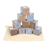 Discoveroo Wooden Milestone Blocks - Blanket Babies